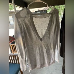 Lululemon open back shirt